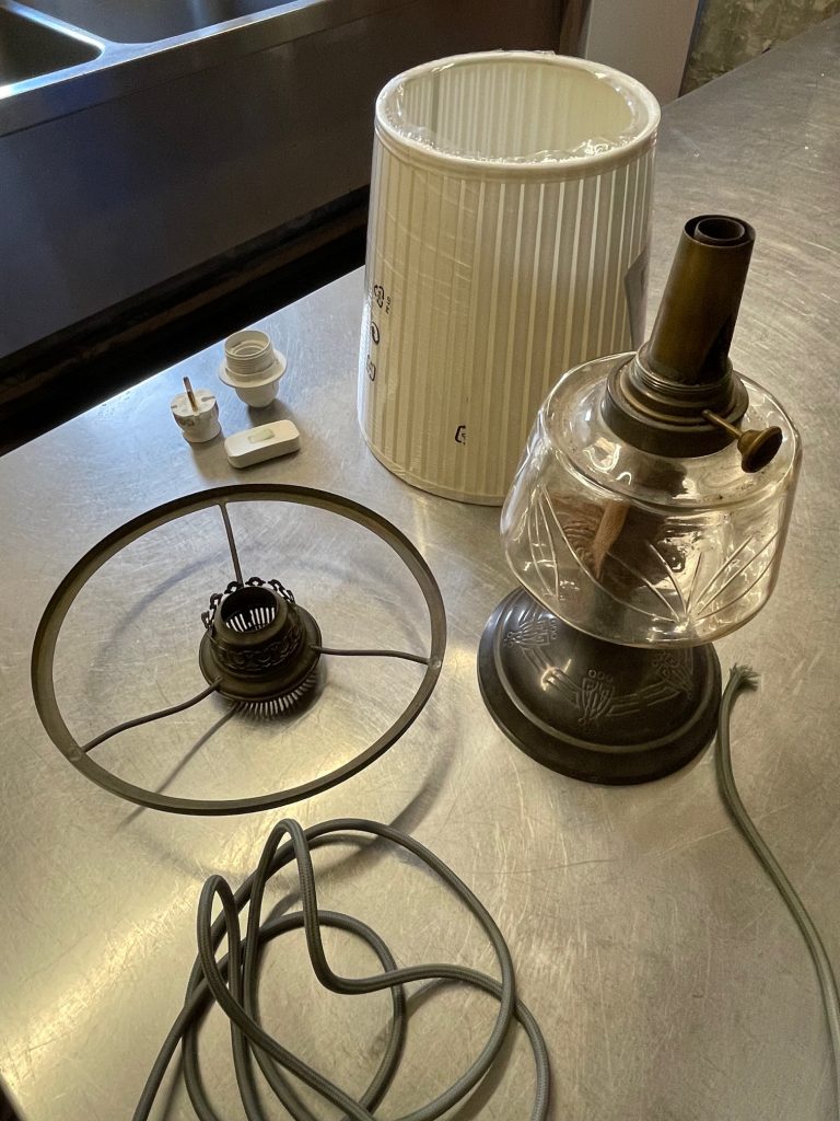 Lampe à huile en kit