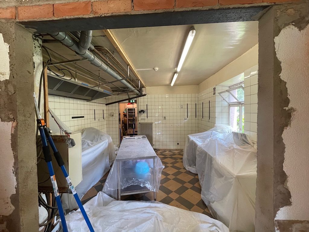 La cuisine en travaux