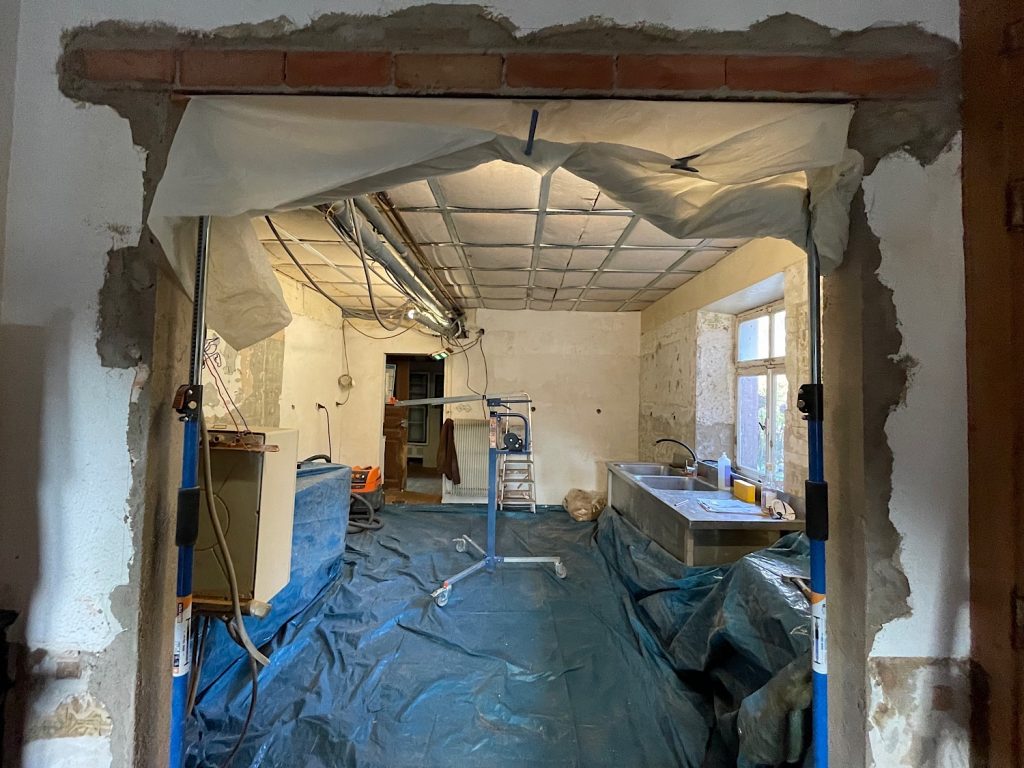 Travaux plafond cuisine