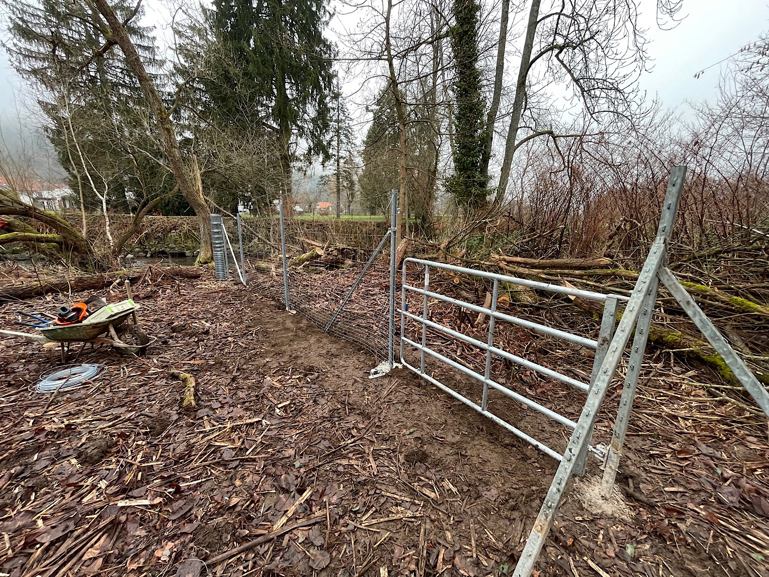 Installation clôture - 4