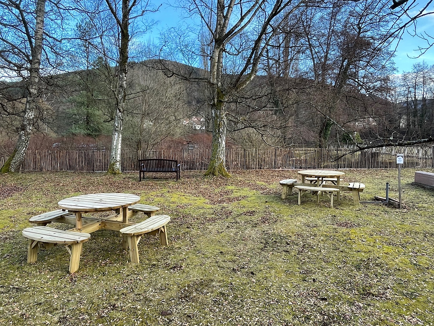 Nouvelles tables extérieures