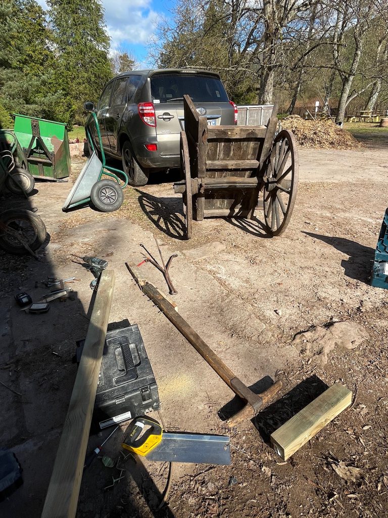 Réparation Charette 2